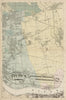 LONDON Royal Docks Woolwich Wanstead West/E Ham Beckton Barking Ilford c1887 map