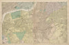 S LONDON Clapham Brixton Lambeth Battersea Chelsea Camberwell. BACON  c1887 map