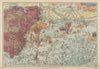 SOUTH EAST LONDON GEOLOGICAL Kent Greenwich Bexley Bromley &c. BACON c1887 map