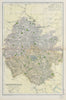 HEREFORDSHIRE. Showing Parliamentary divisions, boroughs & parks. BACON 1900 map