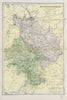 HUNTINGDONSHIRE.Showing Parliamentary divisions,boroughs & parks.BACON 1900 map
