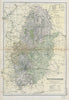 NOTTINGHAMSHIRE.Showing Parliamentary divisions,boroughs & parks.BACON 1900 map