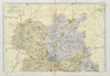 SHROPSHIRE (NORTH) . Showing Parliamentary divisions & parks. BACON 1900 map