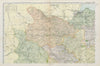 YORKSHIRE DALES. Yorkshire North West. Parliamentary divisions. BACON 1900 map