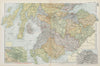 SOUTHERN SCOTLAND. Glasgow Edinburgh. Parliamentary divisions. BACON 1900 map