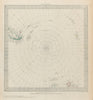 SOUTHERN LATITUDES POLE ANTARCTIC Patagonia Tasmania SDUK 1844 old antique map