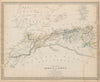 ANCIENT NORTH AFRICA Mauritania Byzacium Morocco Tunisia Algeria SDUK 1844 map