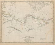 ANCIENT NORTH AFRICA Syrtis Minor to Alexandria. Egypt & Libya. SDUK 1844 map