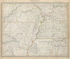 Mississippi basin. Arkansas Missouri. Choctaw Chickasaw boundaries SDUK 1844 map
