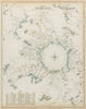 Comparative lengths of principal WORLD RIVERS. SDUK 1844 old antique map chart