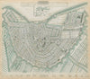 AMSTERDAM city town map plan Inset the environs of Amsterdam SDUK 1844 old