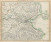 DUBLIN CITY, BAY & environs. Dalkey Howth Lucan Dun Laoghaire. SDUK 1844 map