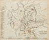 ANCIENT ROME ROMA Antique city town map plan Original hand colour SDUK 1844