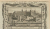 View of the Tower of London from the River Thames. Sailing ships. THORNTON 1784