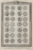 English coins from Egbert to Hardicanute. 802-1042 AD. THORNTON 1784 old print