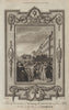 Jacobite rising of 1745. Beheading the rebel Lords on Tower Hill. THORNTON 1784