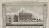 View of the Banqueting House, Whitehall, London. THORNTON 1784 old print
