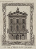 Theatre Royal Drury Lane. Covent Garden. West End. London. THORNTON 1784 print