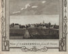 View of Camberwell from the Grove, with old St Giles church. THORNTON 1784