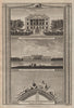 Gunnersbury House/Park, West London. Wanstead House. Bethlem Hospital Gate 1784