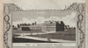 View of Kensington Palace, Kensington Gardens. THORNTON 1784 old antique print