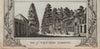View of Vauxhall Pleasure Gardens, London. THORNTON 1784 old antique print