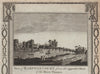 View of Hampton Court from East Molesey, London. THORNTON 1784 old print