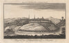 Perspective view of Shrewsbury in Shropshire. BURLINGTON 1779 old print