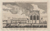 View of Eaton (Eton) College in Buckinghamshire. Now Berkshire. BURLINGTON 1779