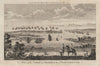View of the town and harbour of Portsmouth. Hampshire. BURLINGTON 1779 print