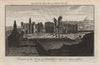 Prospect of the ruins of Glastonbury Abbey in Somersetshire. BURLINGTON 1779