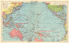 WW2 Pacific Ocean. Japanese-occupied East Asia Indo-China Philippines 1943 map