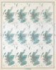 SCOTLAND average monthly rainfall for 25 years by Alexander Buchan 1895 map