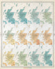 SCOTLAND average monthly temperature for 25 years by Alexander Buchan 1895 map