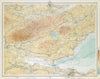 FIRTH OF FORTH & OCHIL HILLS. Stirling Alloa Perth Cupar Edinburgh 1895 map