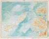 COLL, TIREE & WESTERN MULL. Tobermory Ardnamurchan Ulva. LARGE 1895 old map