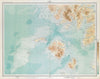 SOUTH SKYE, RUM & EIGG. Canna Sleat The Cuillins Minginish Muck. LARGE 1895 map