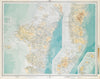 NORTH UIST & SOUTH UIST Barra Western Isles Outer Hebrides. LARGE 1895 old map