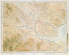 SUTHERLAND Ross & Cromartyshire Dornoch Firth Loch Shin Tain. LARGE 1895 map