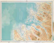 LOCH BROOM. Ullapool Ross-shire & Cromartyshire Challich Hills. LARGE 1895 map