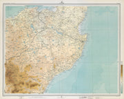 CAITHNESS. Wick Thurso Langwell Forest Scotland. LARGE 1895 old antique map
