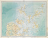 ORKNEY ISLANDS NORTH Kirkwall Westray Sanday Stronsay Rousay Shapinsay 1895 map