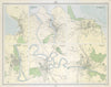 SCOTTISH TOWNS Oban Inverness St. Andrews Perth Stirling Peebles. LARGE 1895 map