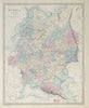RUSSIA. Eastern Europe. Ukraine Belarus Baltics Poland Finland. SDUK 1857 map