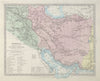 PERSIA & GULF. Iran Iraq Sharjah Abothubbee/Abu Dhabi Grane/Kuwait SDUK 1857 map