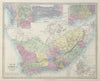 SOUTH AFRICA. Cape Town plan. Graham Town. District of George. SDUK 1857 map