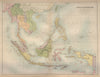 Indian Archipelago, Burmah, Siam. East Indies. Indonesia. BARTHOLOMEW 1870 map
