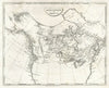 British Possessions in North America by Arrowsmith & Lewis. Canada 1812 map