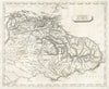 Government of Caracas with Guiana by Arrowsmith & Lewis. Venezuela 1812 map