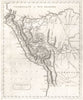 Viceroyalty of Peru by Arrowsmith & Lewis 1812 old antique map plan chart